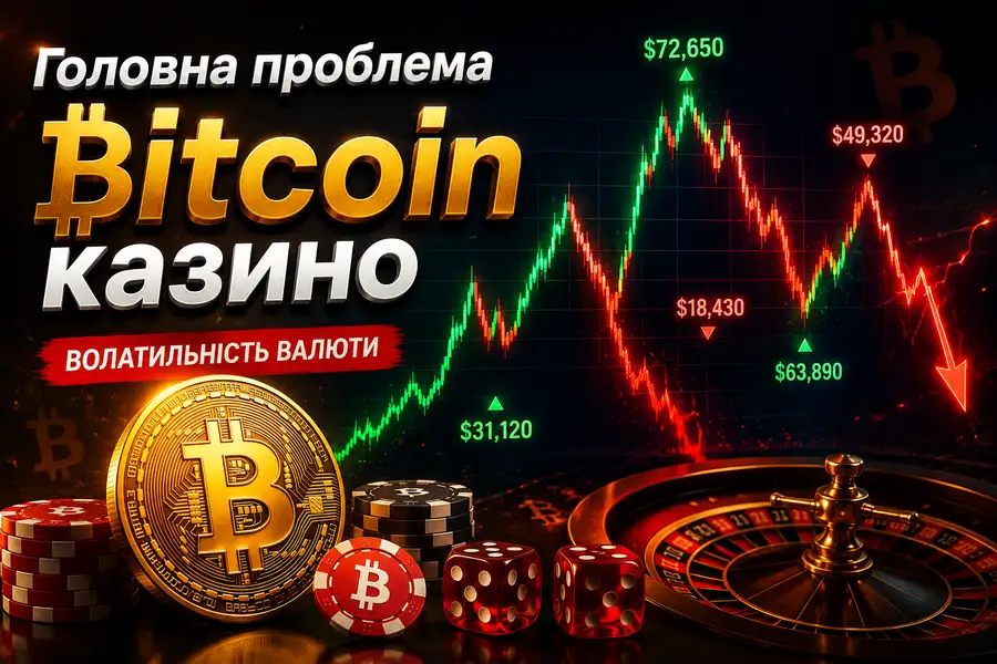 Головна проблема Bitcoin казино